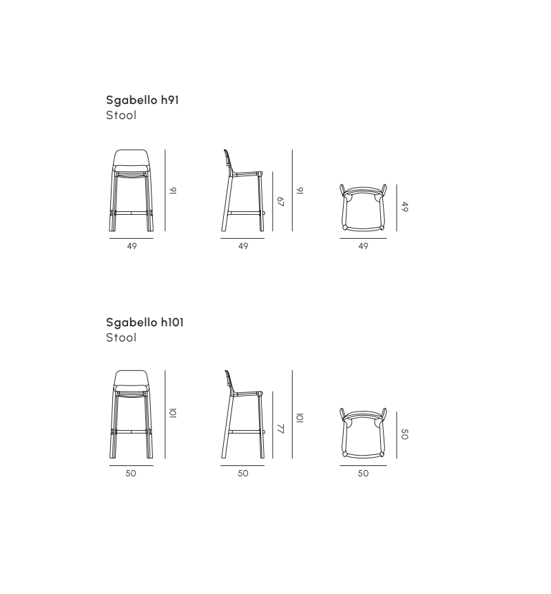 Tabouret outdoor Tina MY YOUR | Bhome by Arredi Barbàra