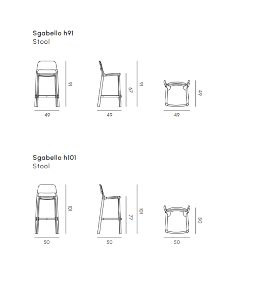 Tabouret outdoor Tina MY YOUR | Bhome by Arredi Barbàra