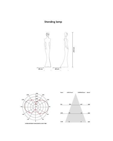 Floor Lamp Penelope MY YOUR | BHOME by Arredi Barbàra