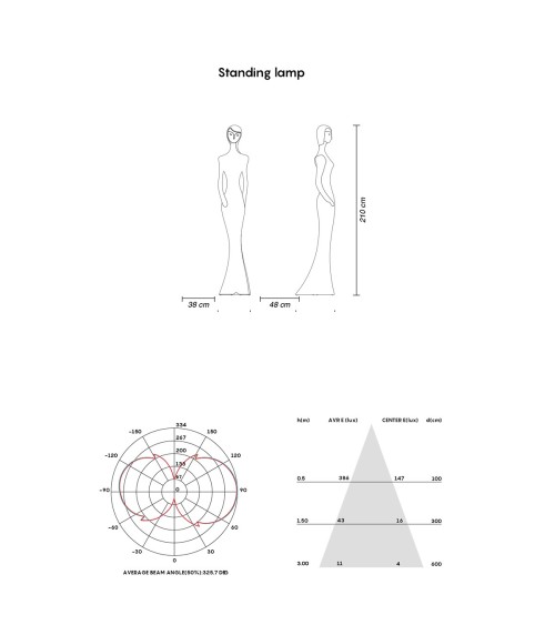 Lampada da terra Penelope MY YOUR | BHOME by Arredi Barbàra