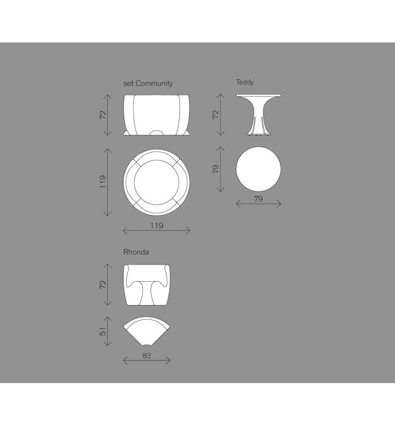 Set outdoor “Community” – MY YOUR
