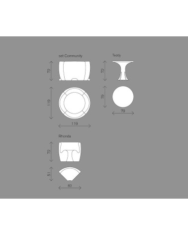 Outdoor Set Community MY YOUR | BHOME by Arredi Barbàra