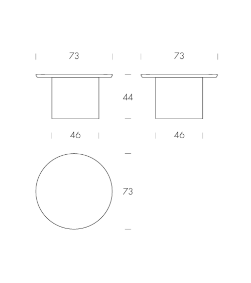 Atollo coffee table – Tonin Casa | Bhome by Arredi Barbàra