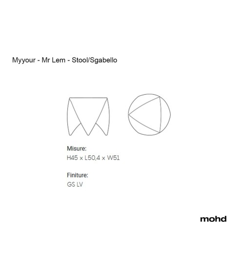 Stool Mr Lem MY YOUR | BHOME