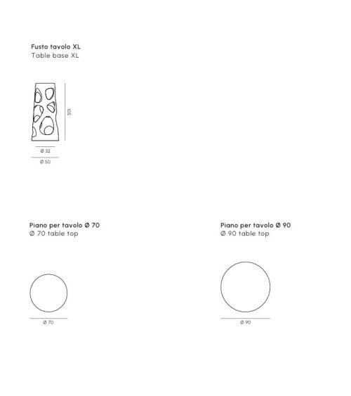 Tavolino da esterno Liberty MY YOUR | BHOME by Arredi Barbàra