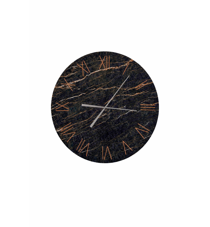 ERA Vessicchio Ø100 Vetromarmo Wall Clock | BHOME by Arredi Barbàra