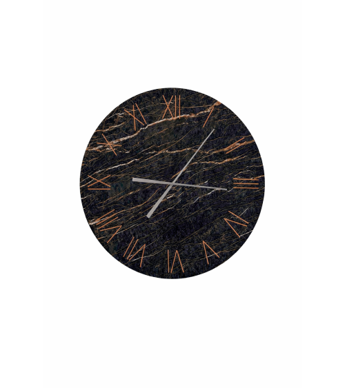 ERA Vessicchio Ø100 Vetromarmo Wall Clock | BHOME by Arredi Barbàra