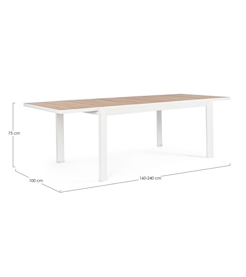 Belmar 160–240×100 Outdoor Table BIZZOTTO | BHOME by Arredi Barbàra