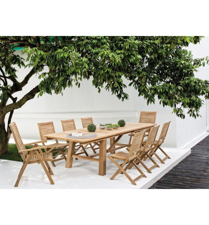 Tavolo Maryland 220–300×100 outdoor BIZZOTTO | BHOME by Arredi Barbàra