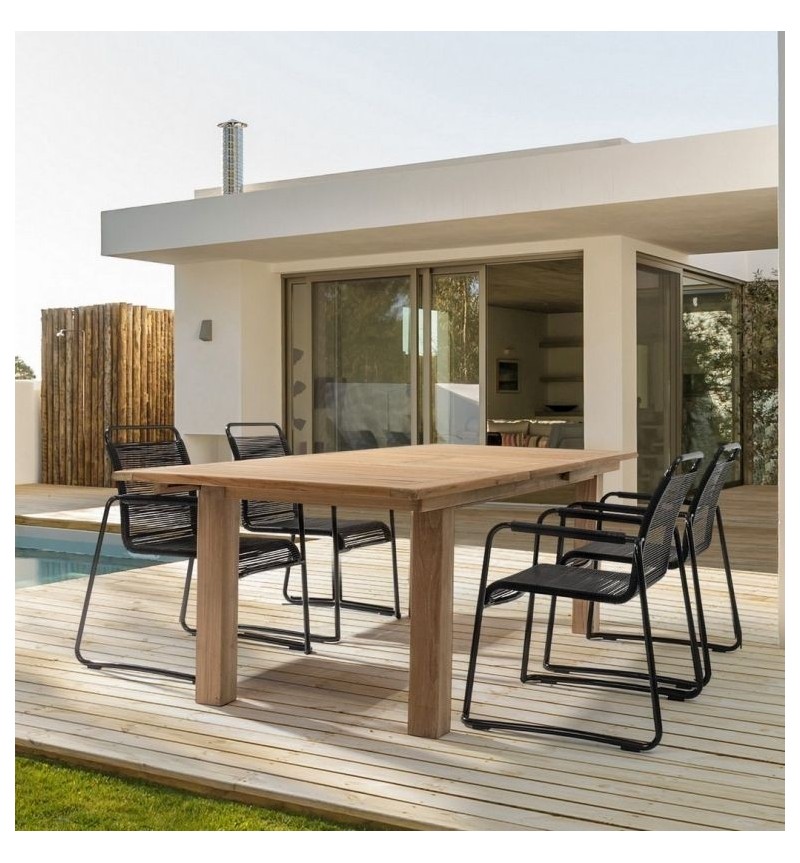 Maryland 180–240×100 Outdoor Table BIZZOTTO | BHOME by Arredi Barbàra