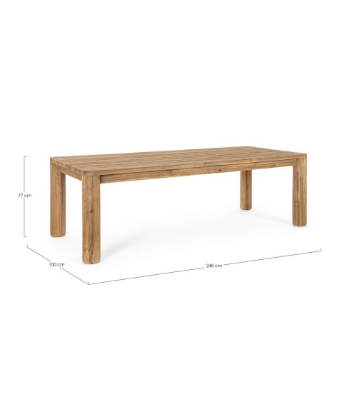 Table Maverick 240×100 Outdoor BIZZOTTO | BHOME by Arredi Barbàra