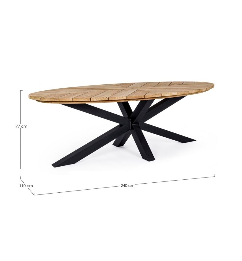 Mesa Palmdale 240×110 outdoor BIZZOTTO | BHOME by Arredi Barbàra