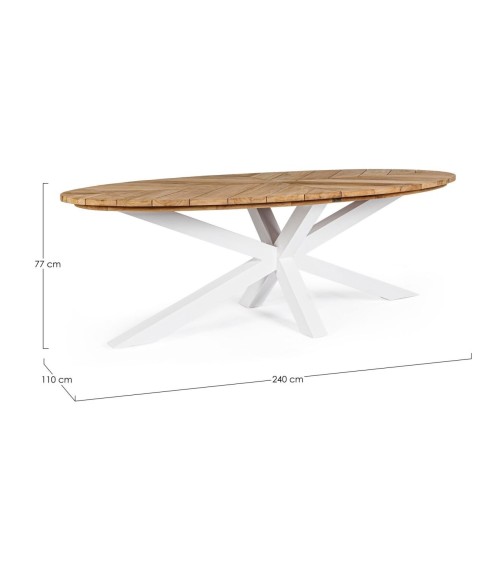 Mesa Palmdale 240×110 outdoor BIZZOTTO | BHOME by Arredi Barbàra