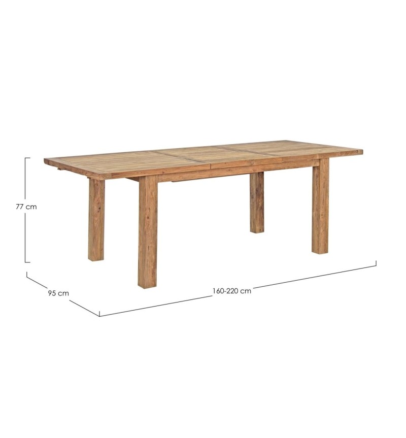Table Bounty 160–220×95 outdoor BIZZOTTO | BHOME by Arredi Barbàra
