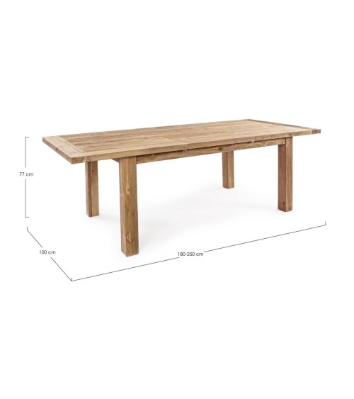 Bounty 180–250×100 Outdoor-Tisch BIZZOTTO | BHOME by Arredi Barbàra