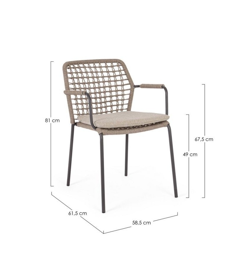 Canar Outdoor Chair BIZZOTTO | BHOME by Arredi Barbàra