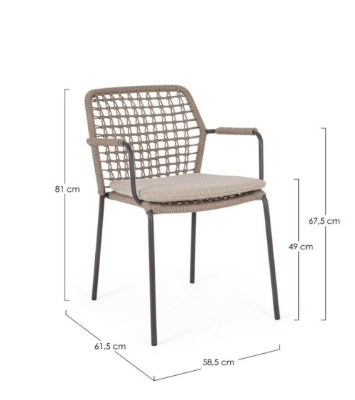 Sedia Canar outdoor BIZZOTTO | BHOME by Arredi Barbàra