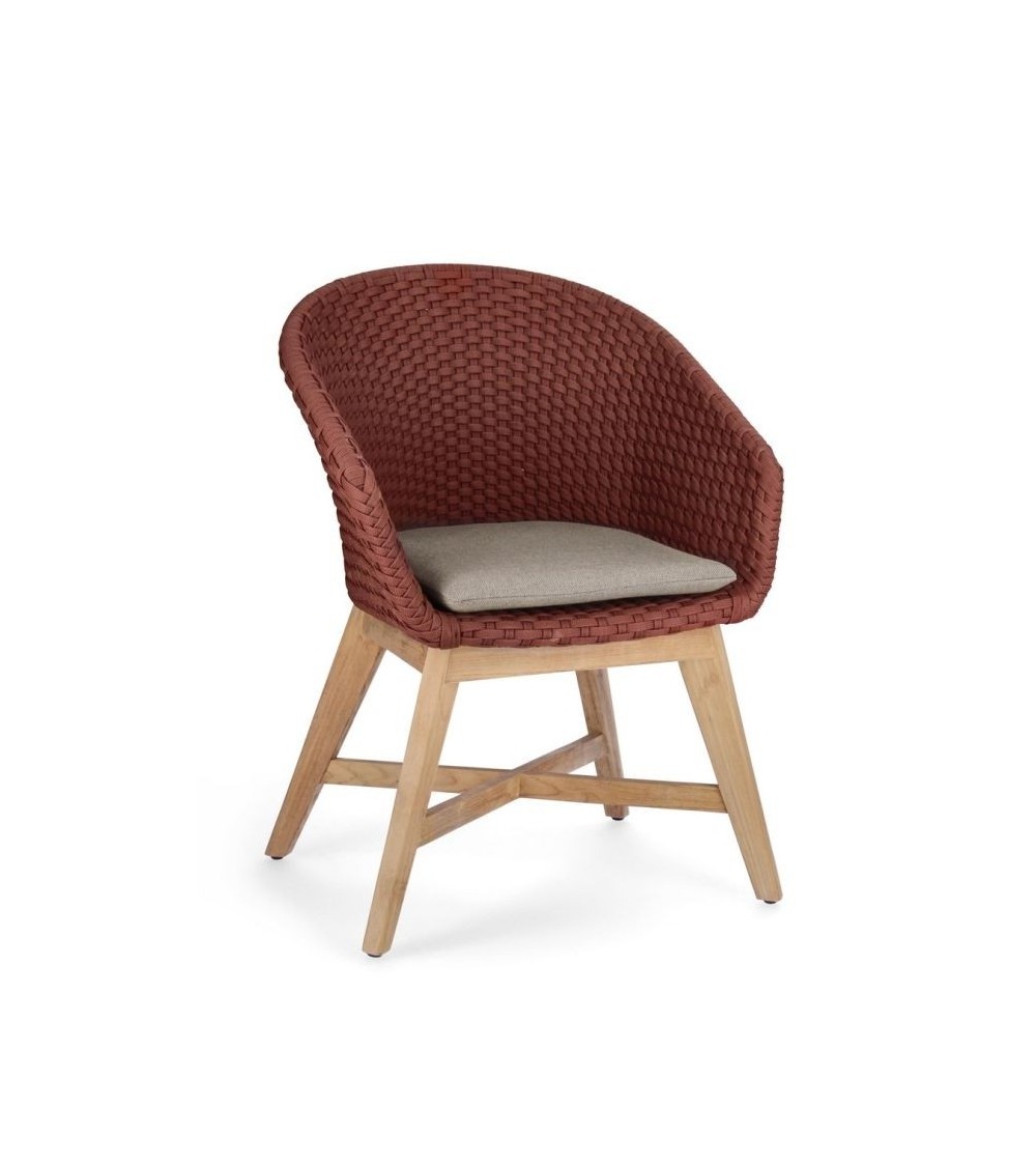 Silla exterior Coachella con reposabrazos BIZZOTTO