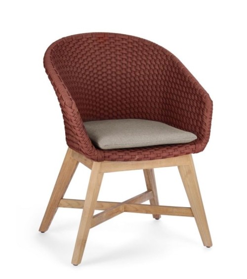Coachella outdoor chair with armrests BIZZOTTO