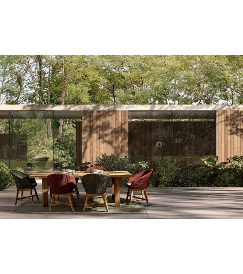 Coachella outdoor chair with armrests BIZZOTTO