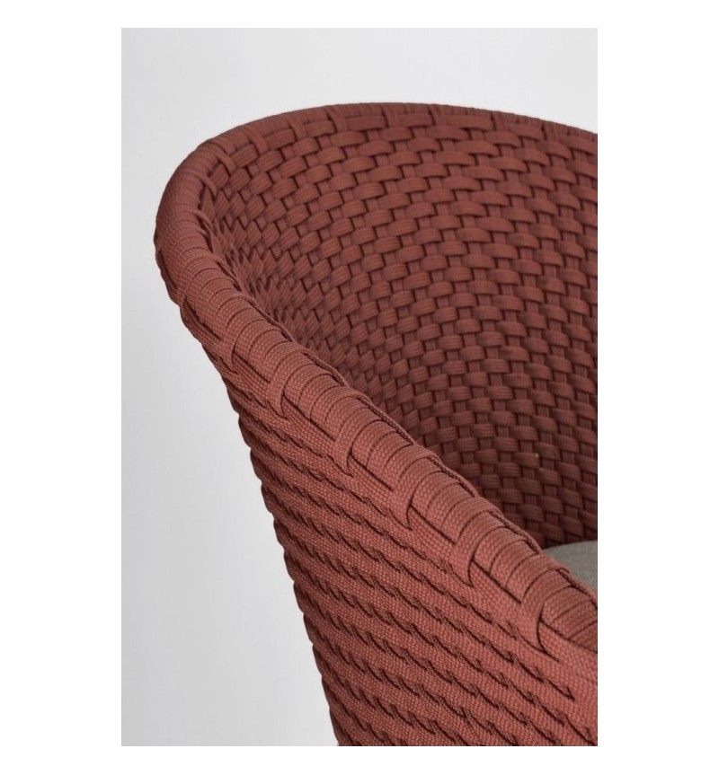 Coachella outdoor chair with armrests BIZZOTTO