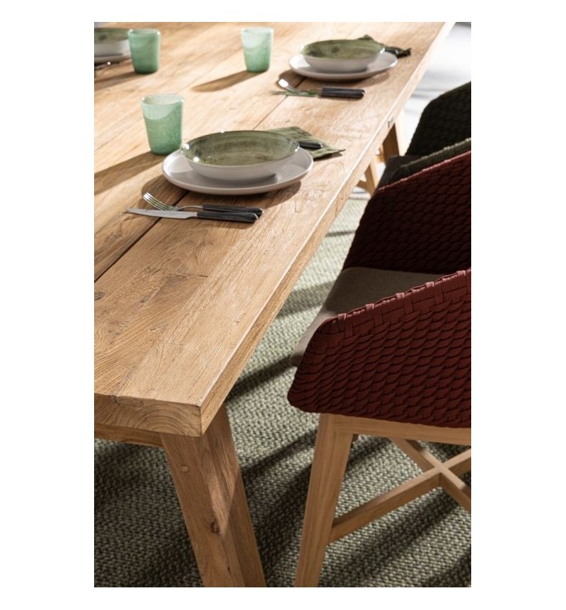 Coachella outdoor chair with armrests BIZZOTTO