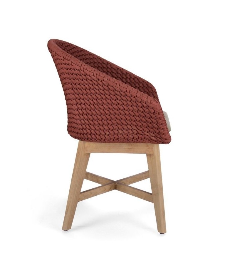 Silla exterior Coachella con reposabrazos BIZZOTTO