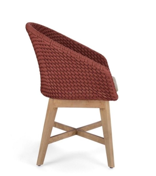 Coachella outdoor chair with armrests BIZZOTTO