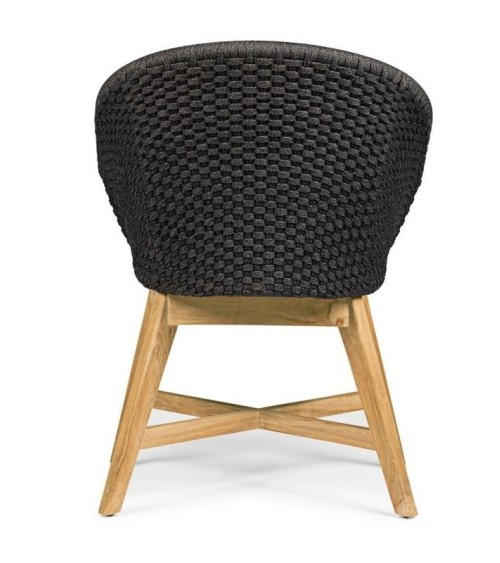 Outdoor-Stuhl Coachella BIZZOTTO – Teak & Seil