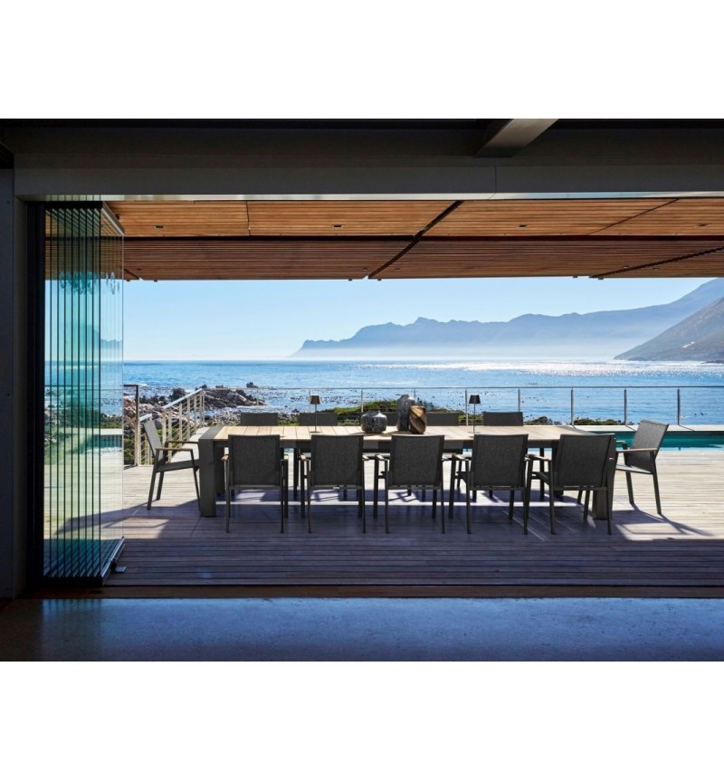 Table Cameron 253–319–384×110 extensible outdoor BIZZOTTO | BHOME by Arredi Barbàra