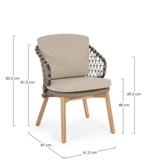 Eularia Outdoor Chair BIZZOTTO | BHOME by Arredi Barbàra