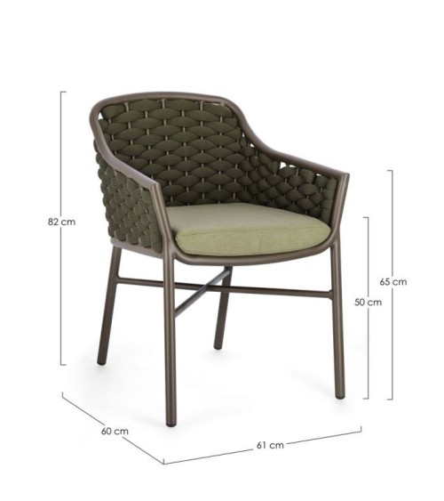 Silla Everly exterior BIZZOTTO | BHOME by Arredi Barbàra
