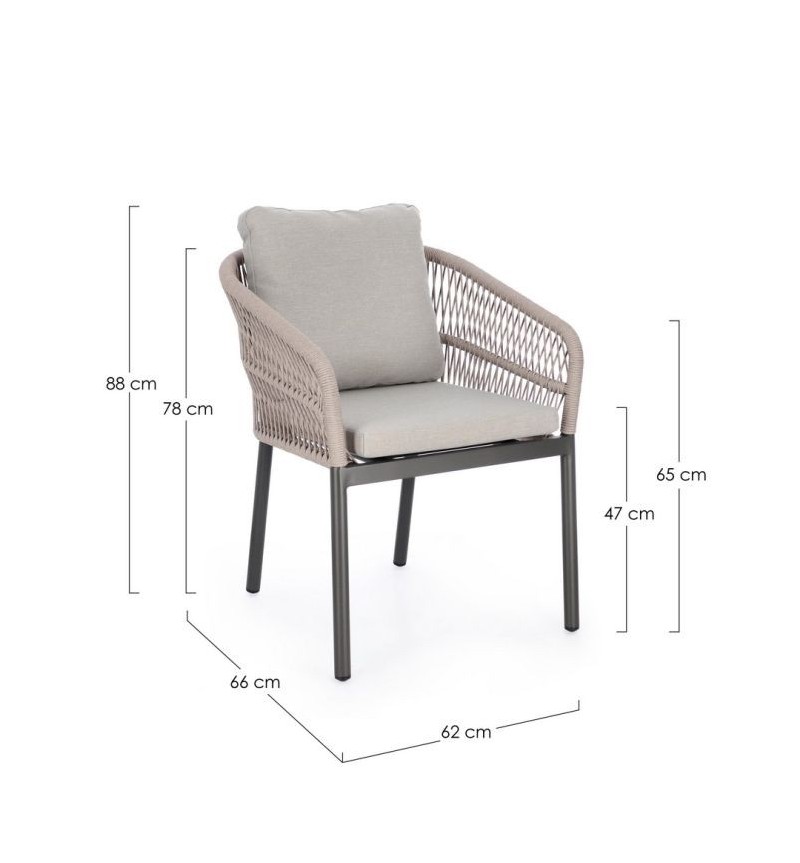 Silla Galdana exterior BIZZOTTO | BHOME by Arredi Barbàra