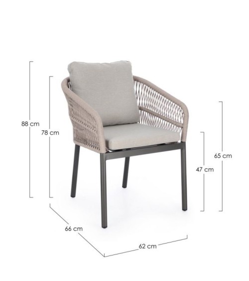 Silla Galdana exterior BIZZOTTO | BHOME by Arredi Barbàra