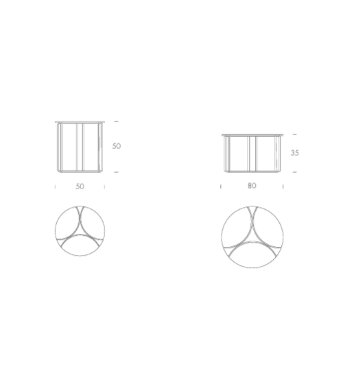 Jazz coffee table – Tonin Casa | Bhome by Arredi Barbàra