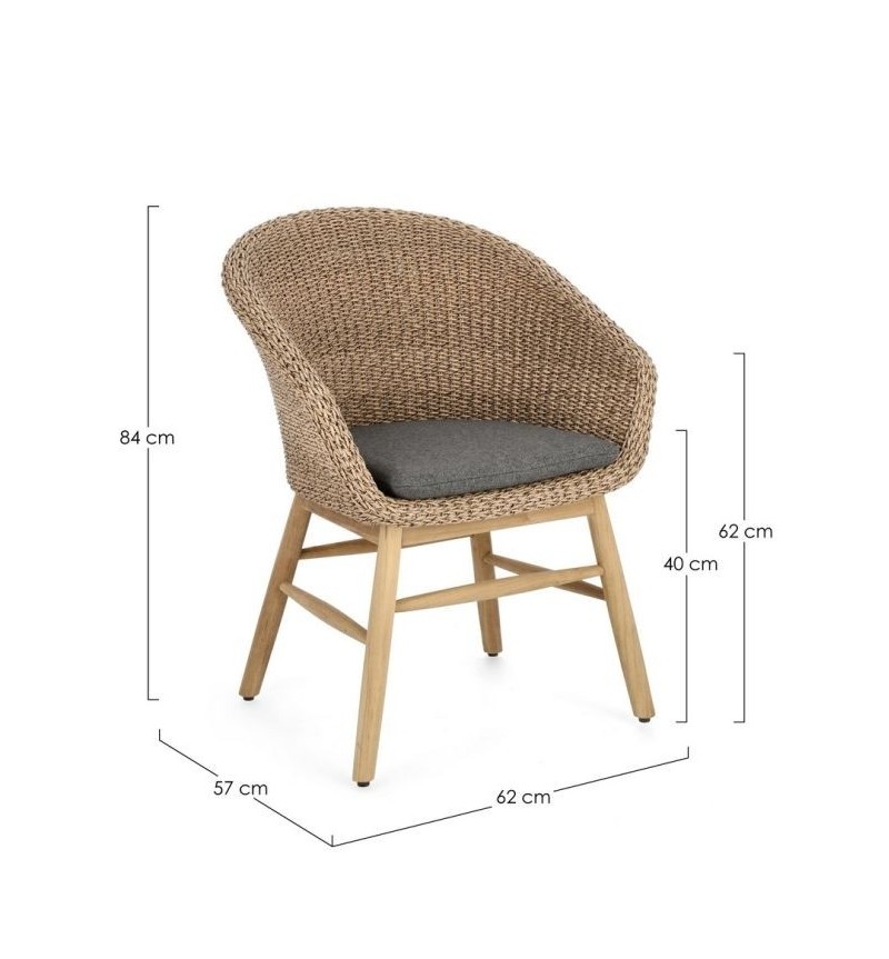 Silla Genesis outdoor BIZZOTTO | BHOME by Arredi Barbàra