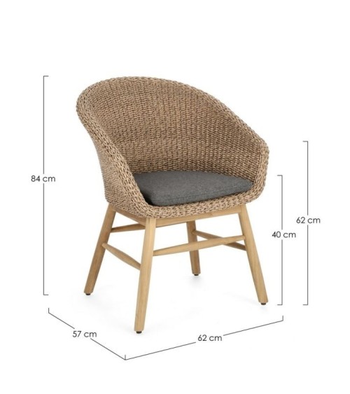 Silla Genesis outdoor BIZZOTTO | BHOME by Arredi Barbàra