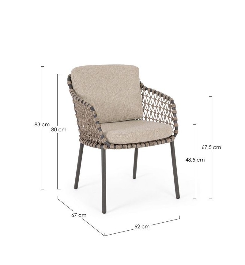 Sedia Ivissa outdoor BIZZOTTO | BHOME by Arredi Barbàra