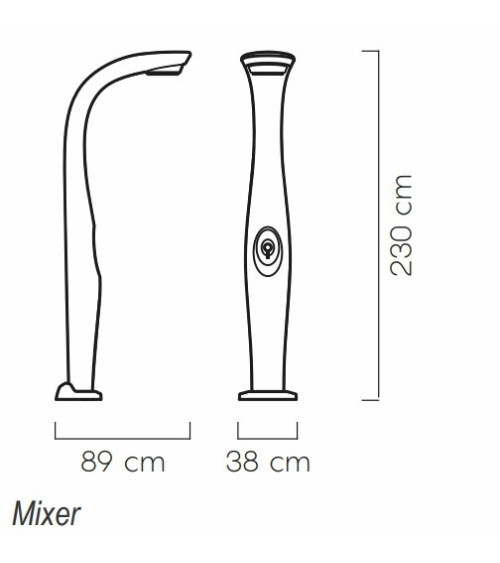 Outdoor Shower Dyno & Paw MY YOUR | BHOME by Arredi Barbàra