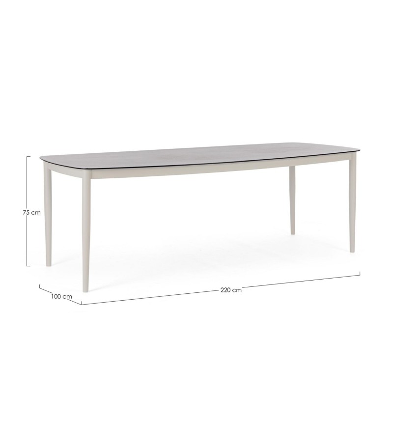 Tavolo “Oslo FSC” 160×90 outdoor – BIZZOTTO
