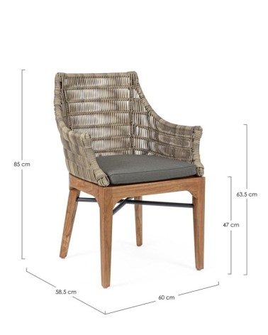 Chair Keilani outdoor BIZZOTTO | BHOME by Arredi Barbàra