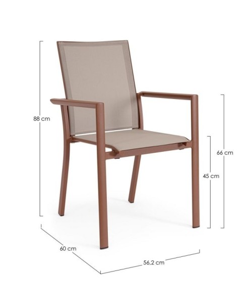 Chair Konnor outdoor BIZZOTTO | BHOME by Arredi Barbàra