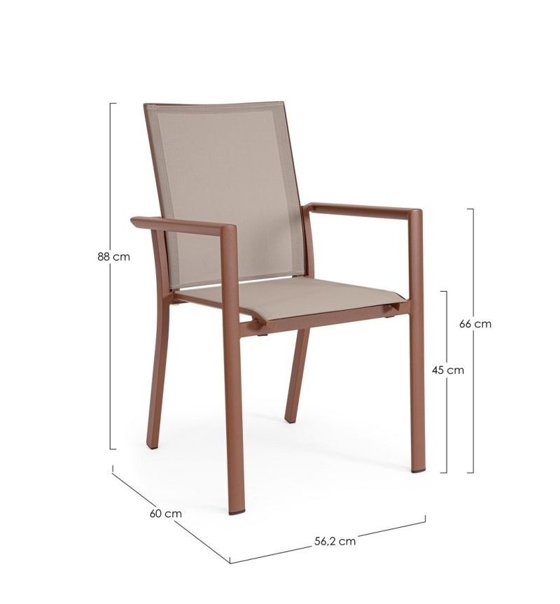 Sedia “Konnor” outdoor – BIZZOTTO
