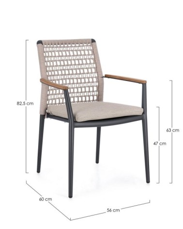 Chair Maddox outdoor BIZZOTTO | BHOME by Arredi Barbàra