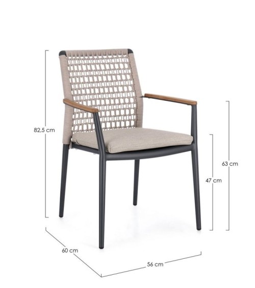 Sedia “Maddox” outdoor – BIZZOTTO