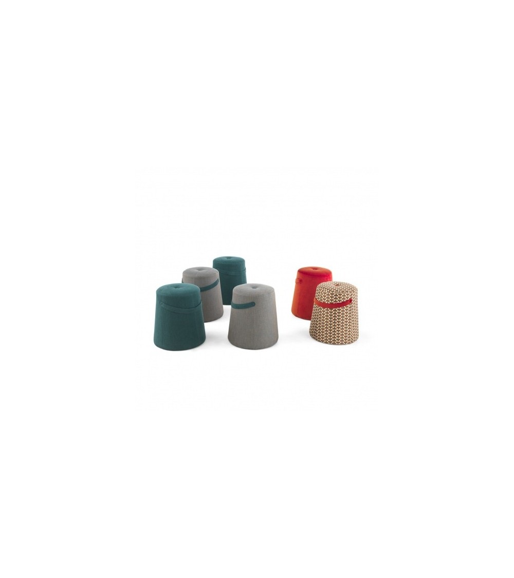 Pouf Imbottito Base Circolare Leonardo – Arte Brotto | Bhome by Arredi Barbàra