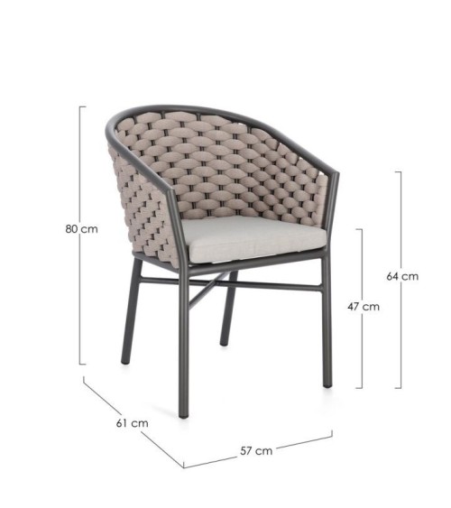 Chair Margalida outdoor BIZZOTTO | BHOME by Arredi Barbàra