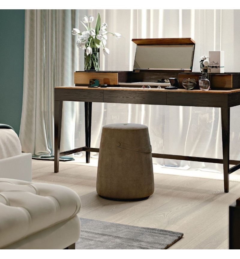 Pouf Imbottito Base Circolare Leonardo – Arte Brotto | Bhome by Arredi Barbàra