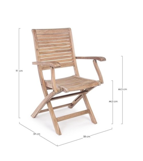 Maryland Outdoor Chair BIZZOTTO | BHOME by Arredi Barbàra