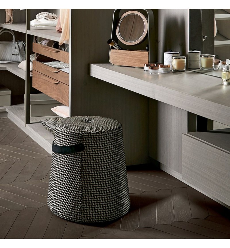 Pouf Imbottito Base Circolare Leonardo – Arte Brotto | Bhome by Arredi Barbàra